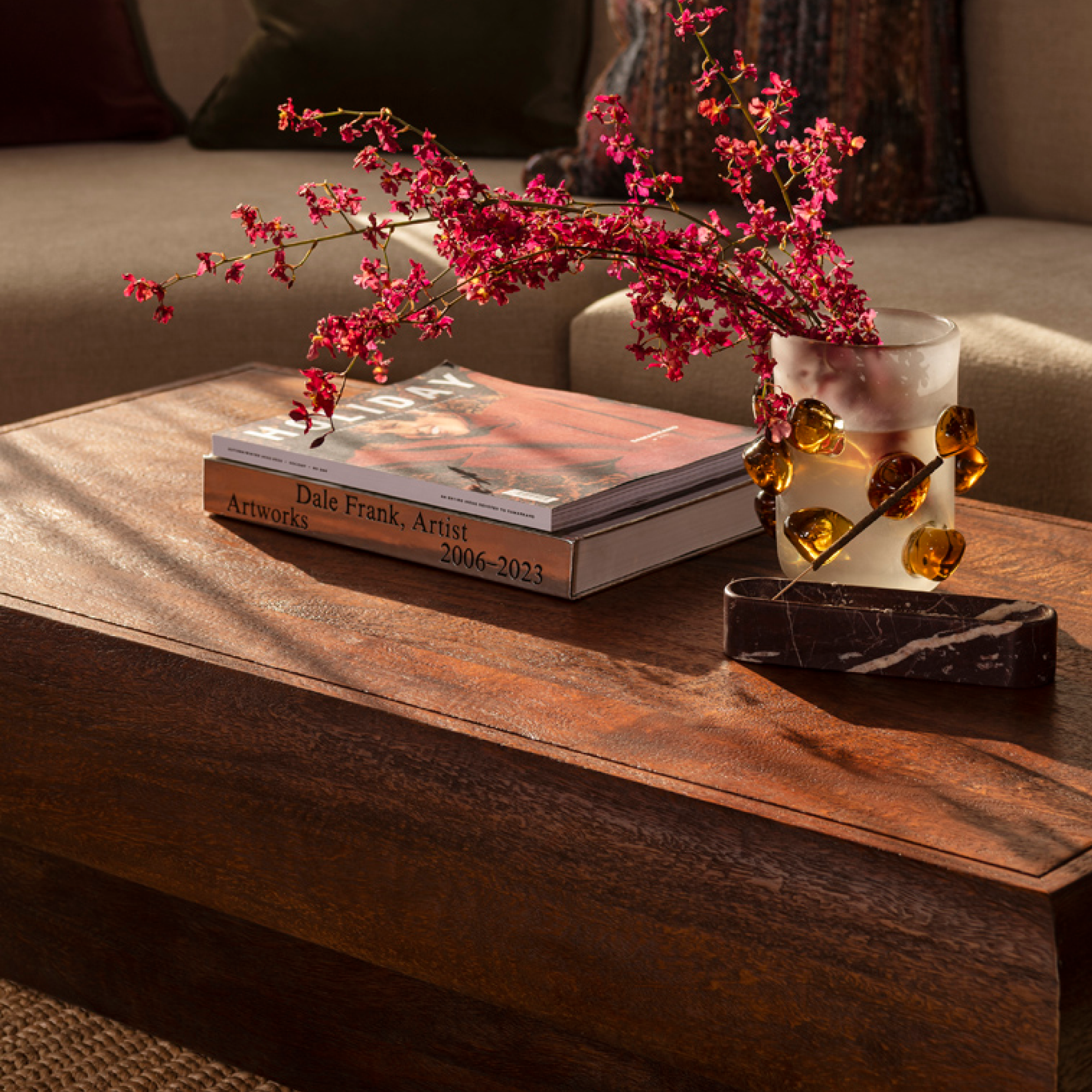 Mateus Vase - White/Amber