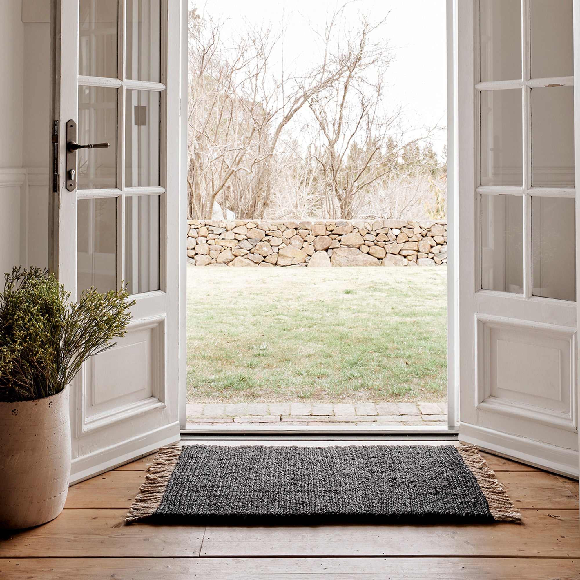 Sahara Weave Entrance Mat - Charcoal