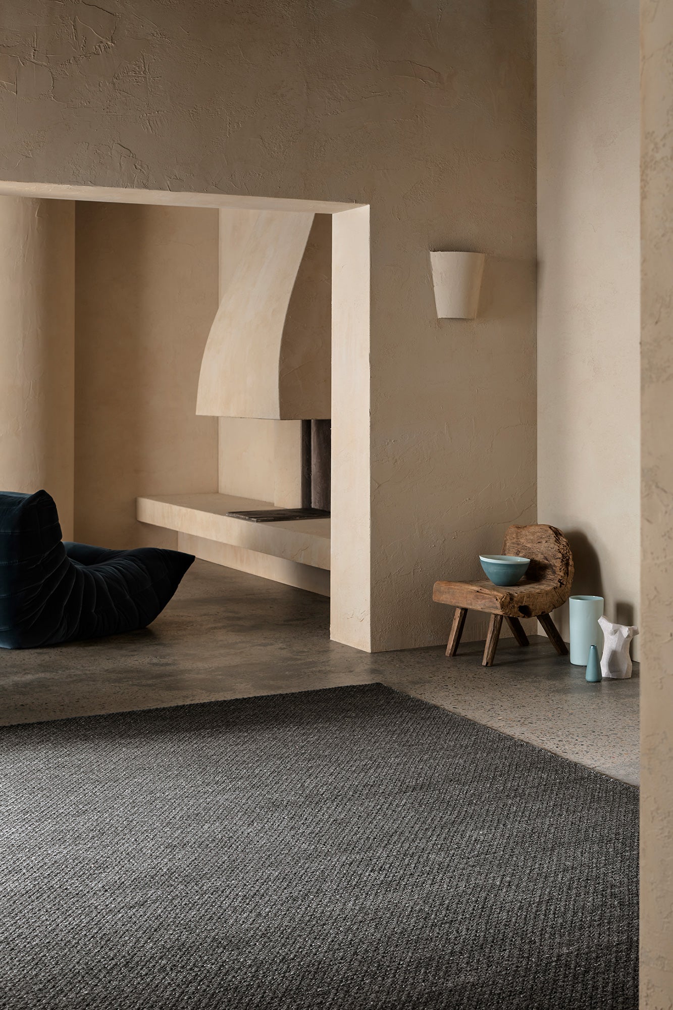 Sherpa Rug - Charcoal