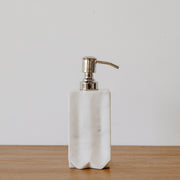 Silas Marble Soap Dispenser - White