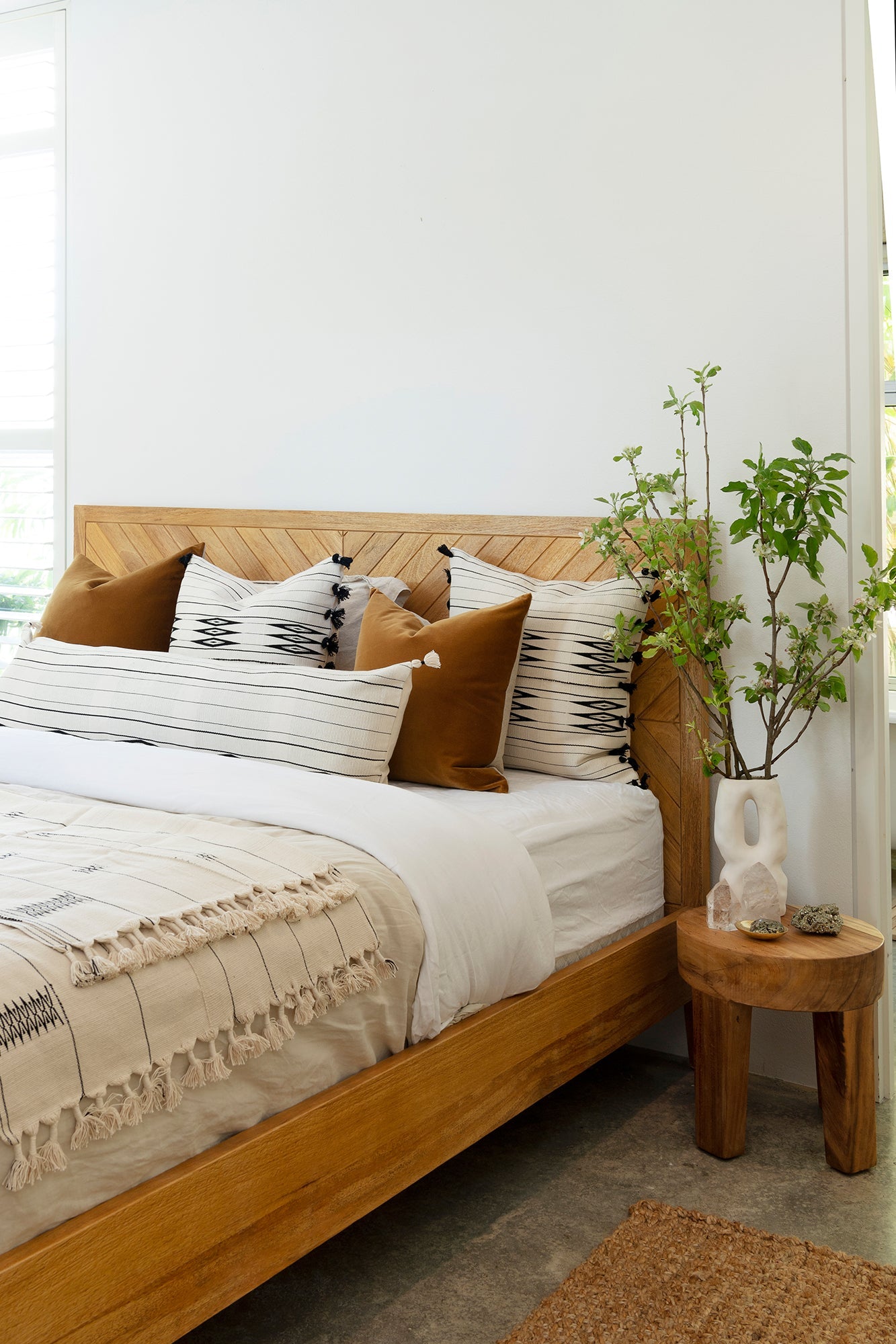 Tapestry Bed - Natural Sealed