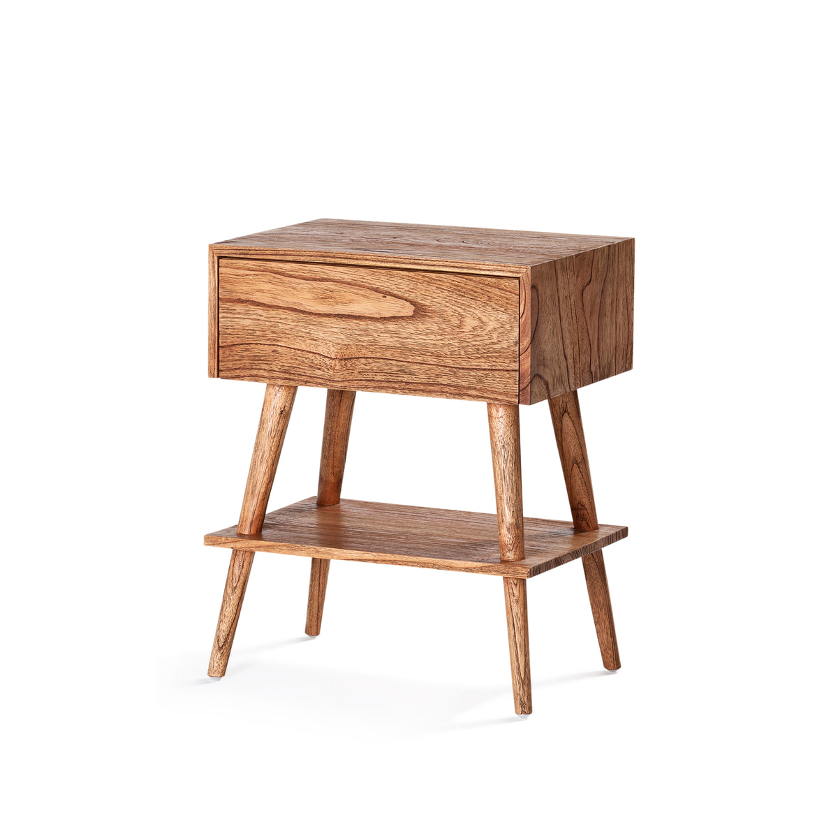 Amsterdam Bedside with Shelf - Antique Mindi