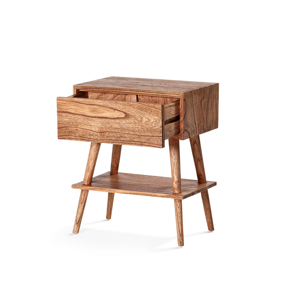 Amsterdam Bedside with Shelf - Antique Mindi