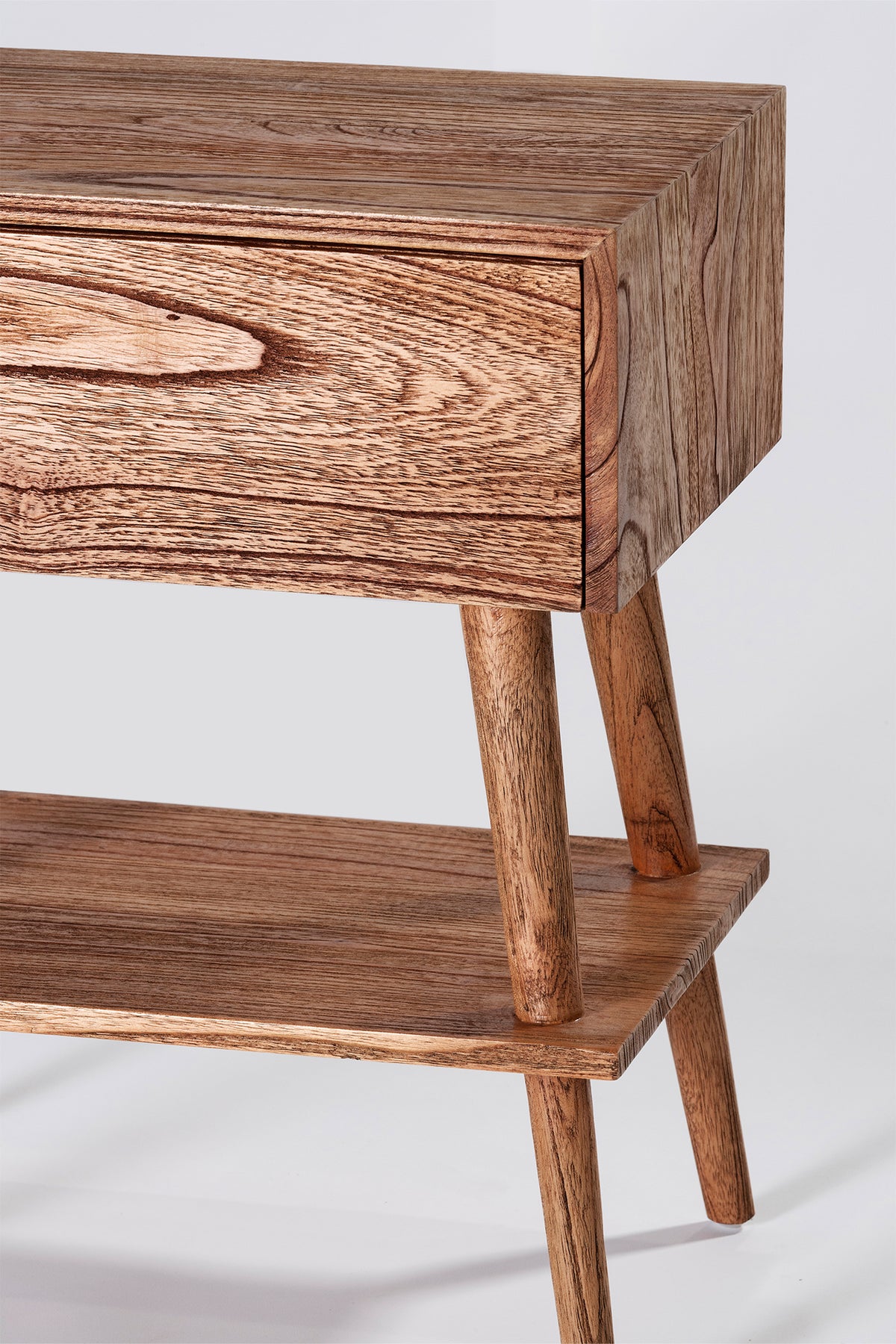 Amsterdam Bedside with Shelf - Antique Mindi