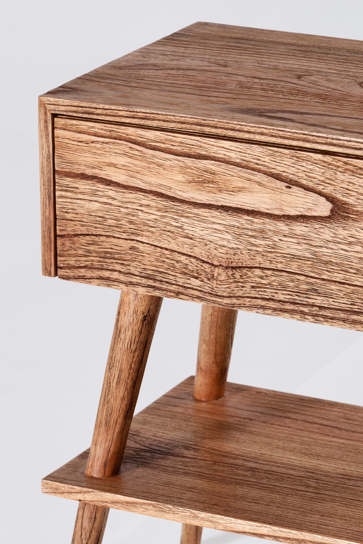 Amsterdam Bedside with Shelf - Antique Mindi