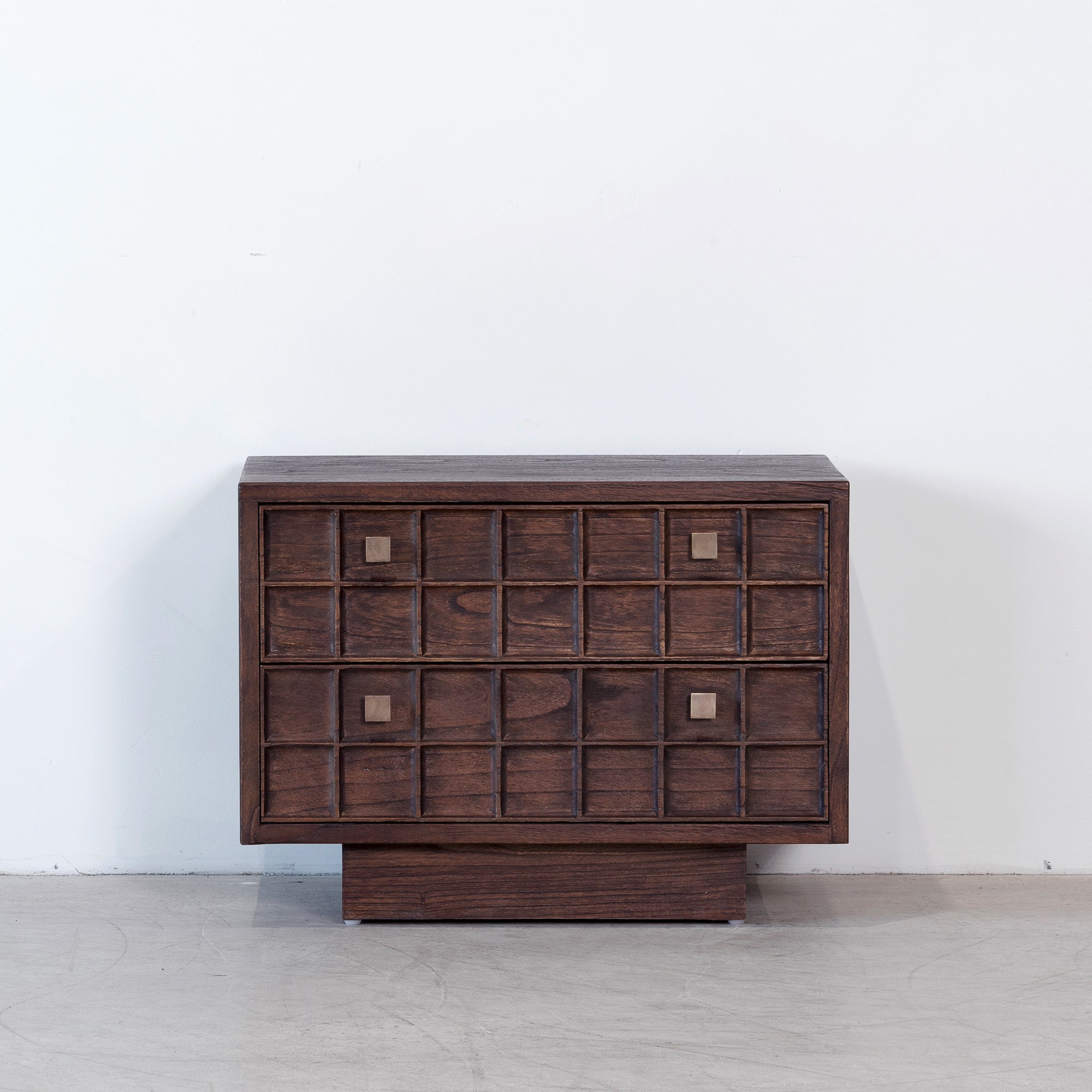 Bruno Bedside - Rustic Walnut
