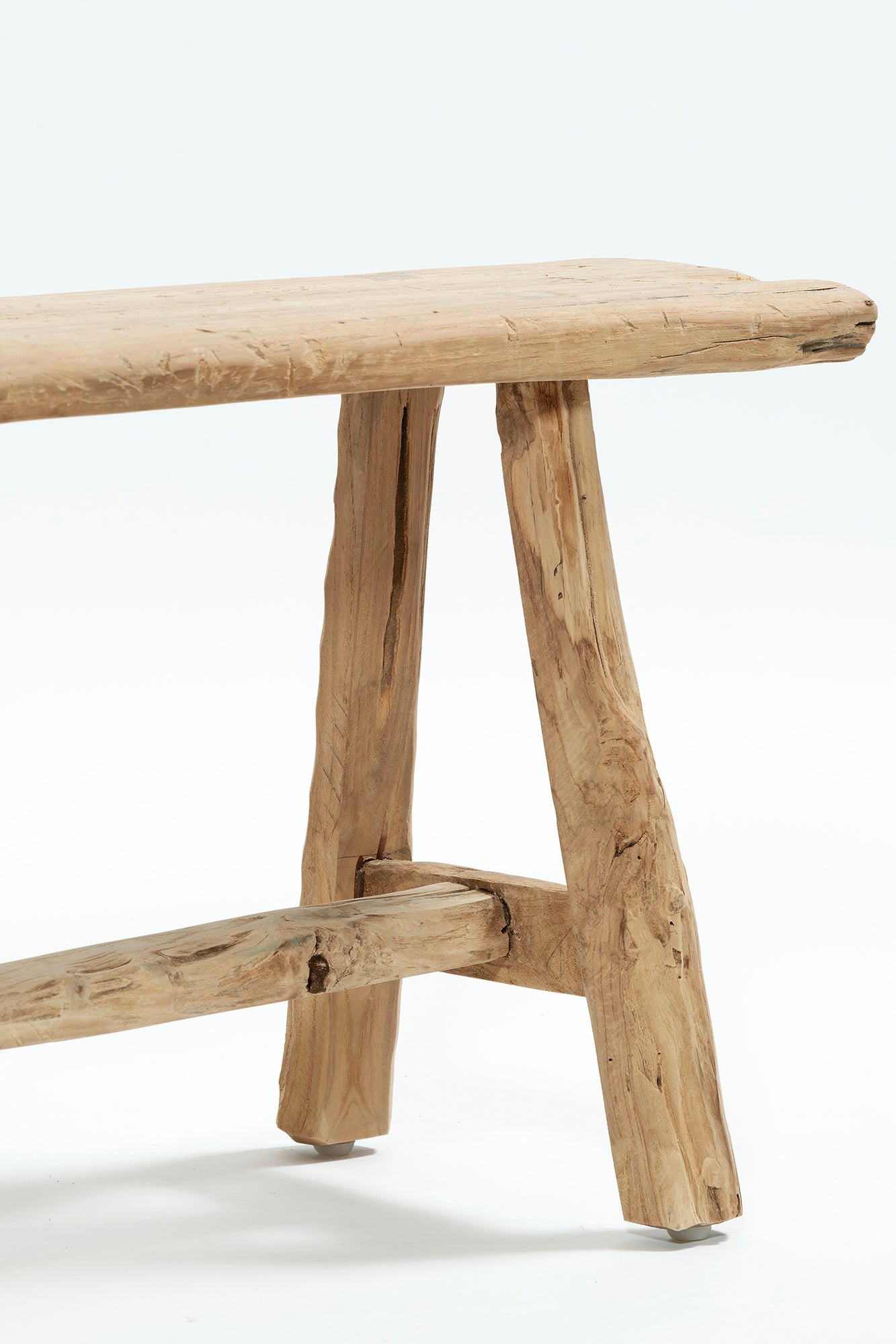 Organic Teak Bench - with Bar