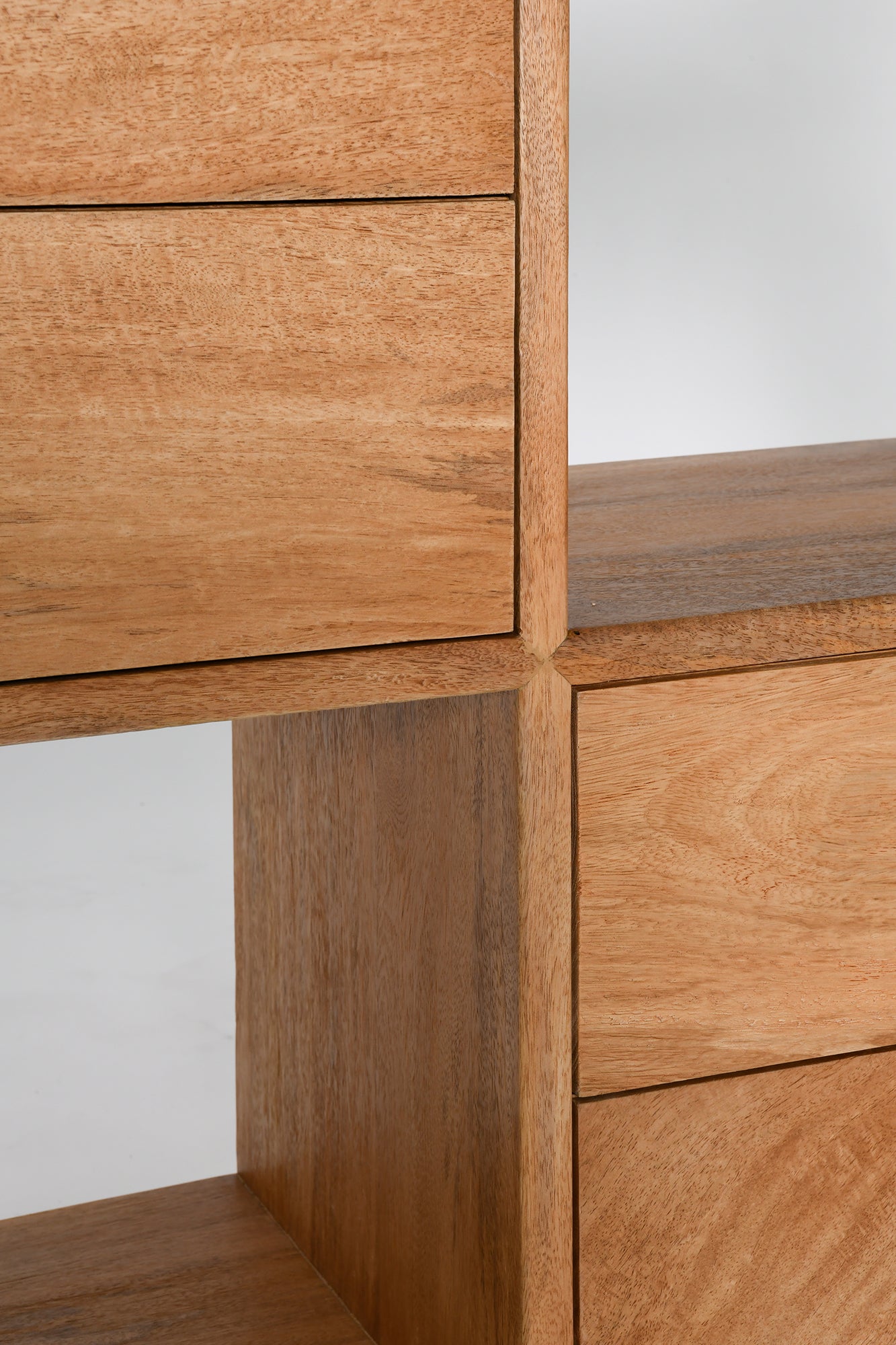 Florida Double Bookcase - Rustic Matte