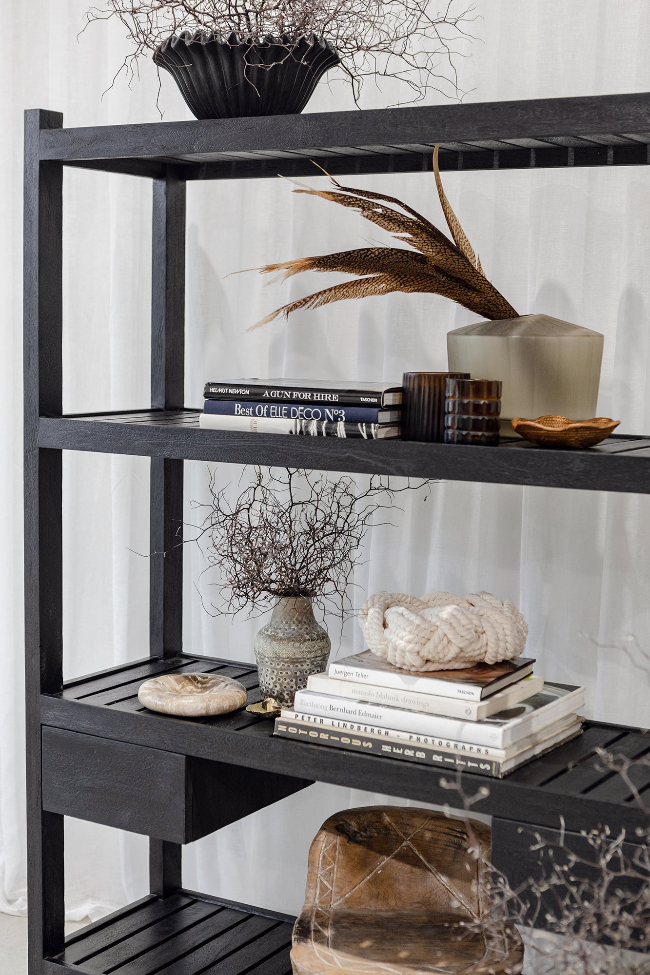 Kitchen Shelving Rack - Black