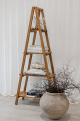 Pyramid Bookcase - Antique Mindi