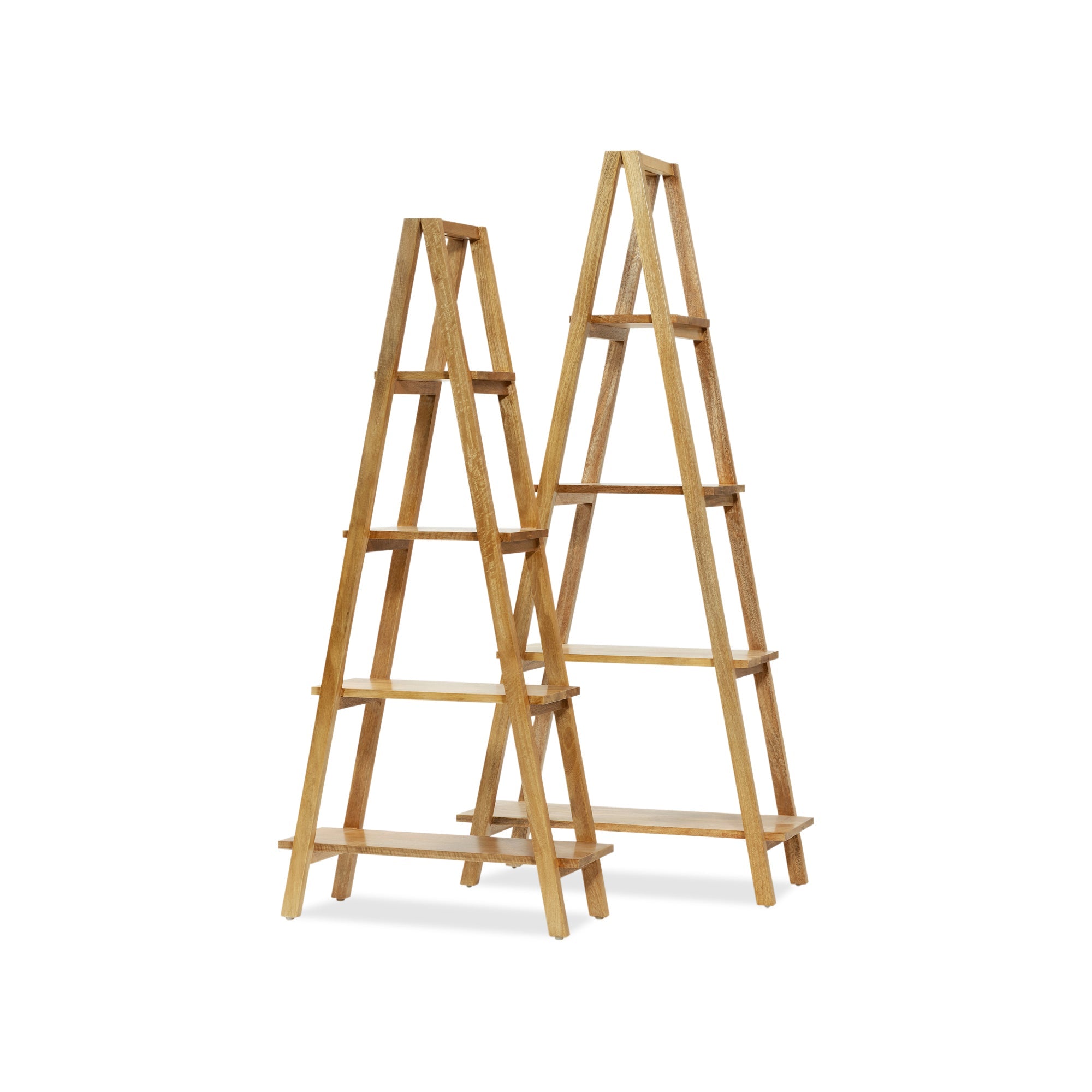Pyramid Bookcase - Natural Sealed
