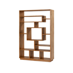Tya Large Bookcase - Natural Sealed
