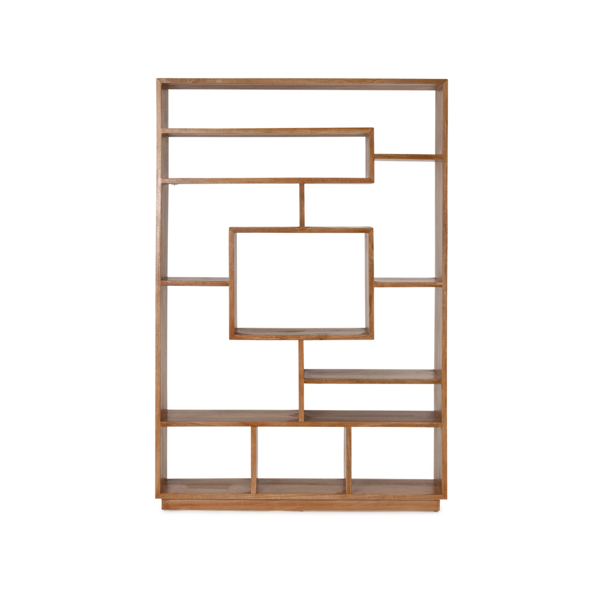 Tya Large Bookcase - Natural Sealed