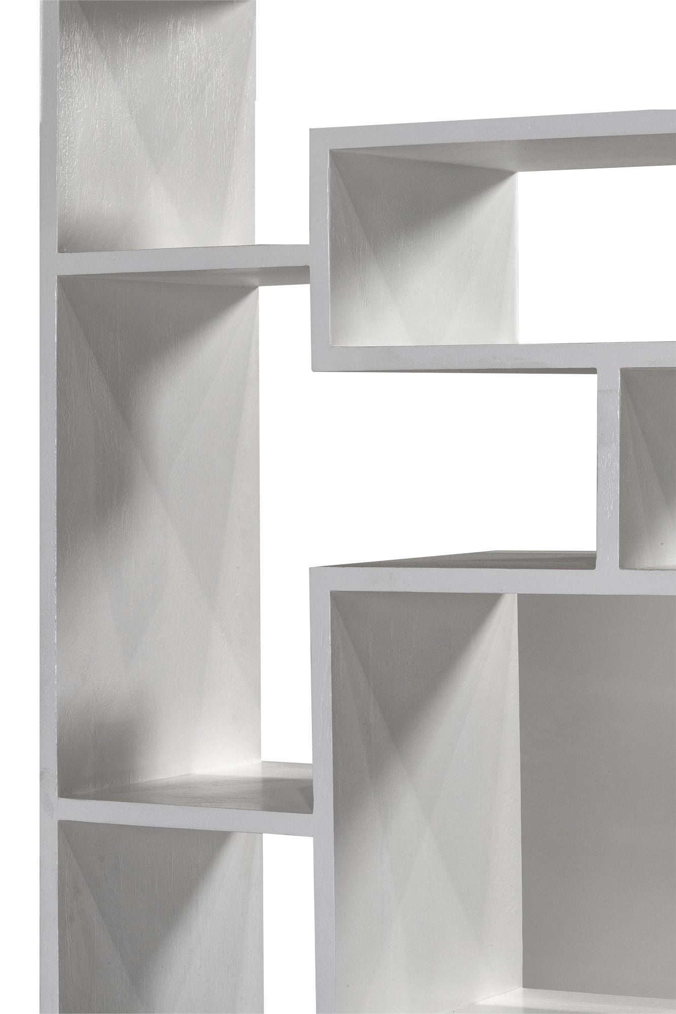 Tya Large Bookcase - White