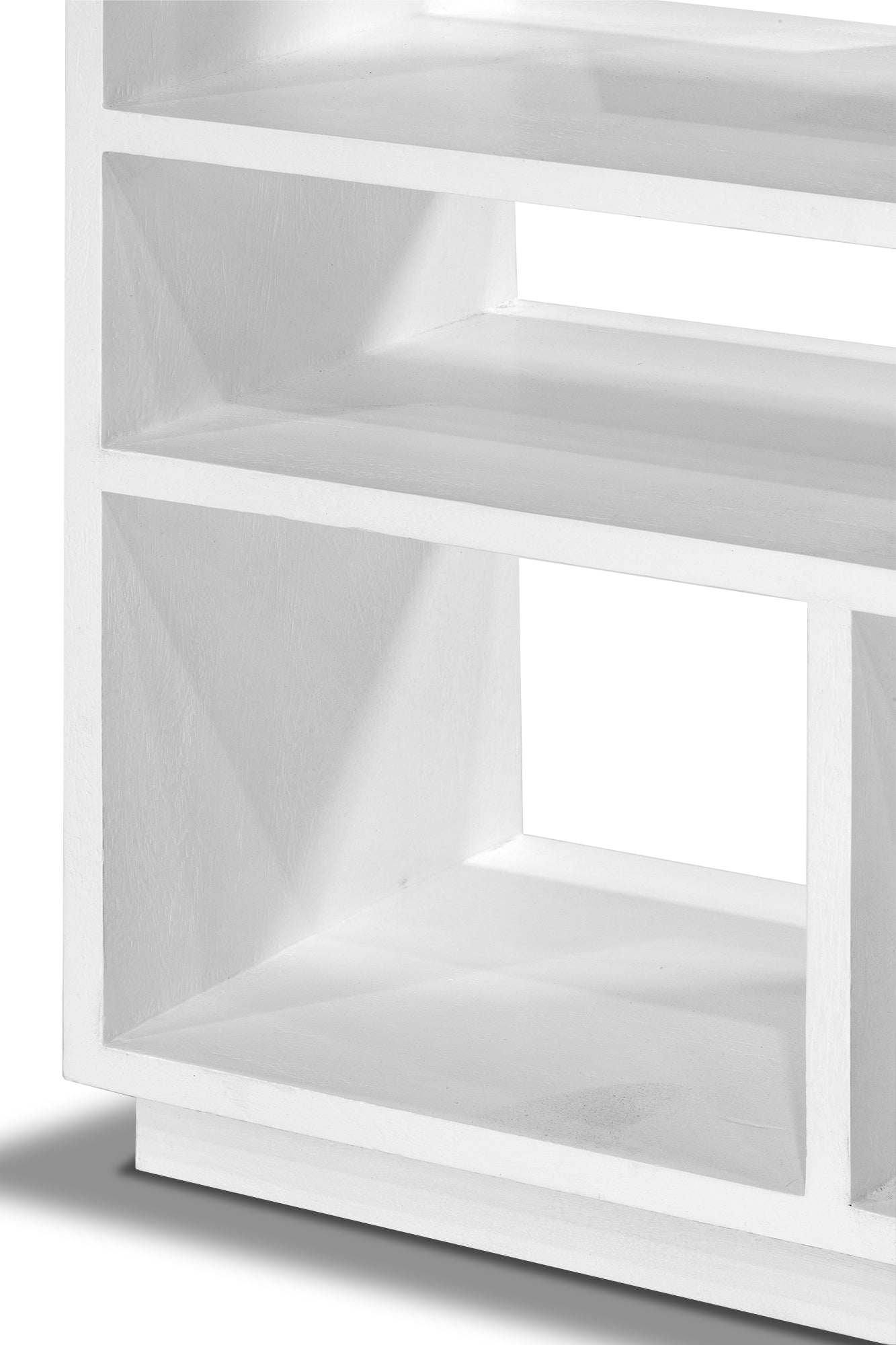 Tya Large Bookcase - White
