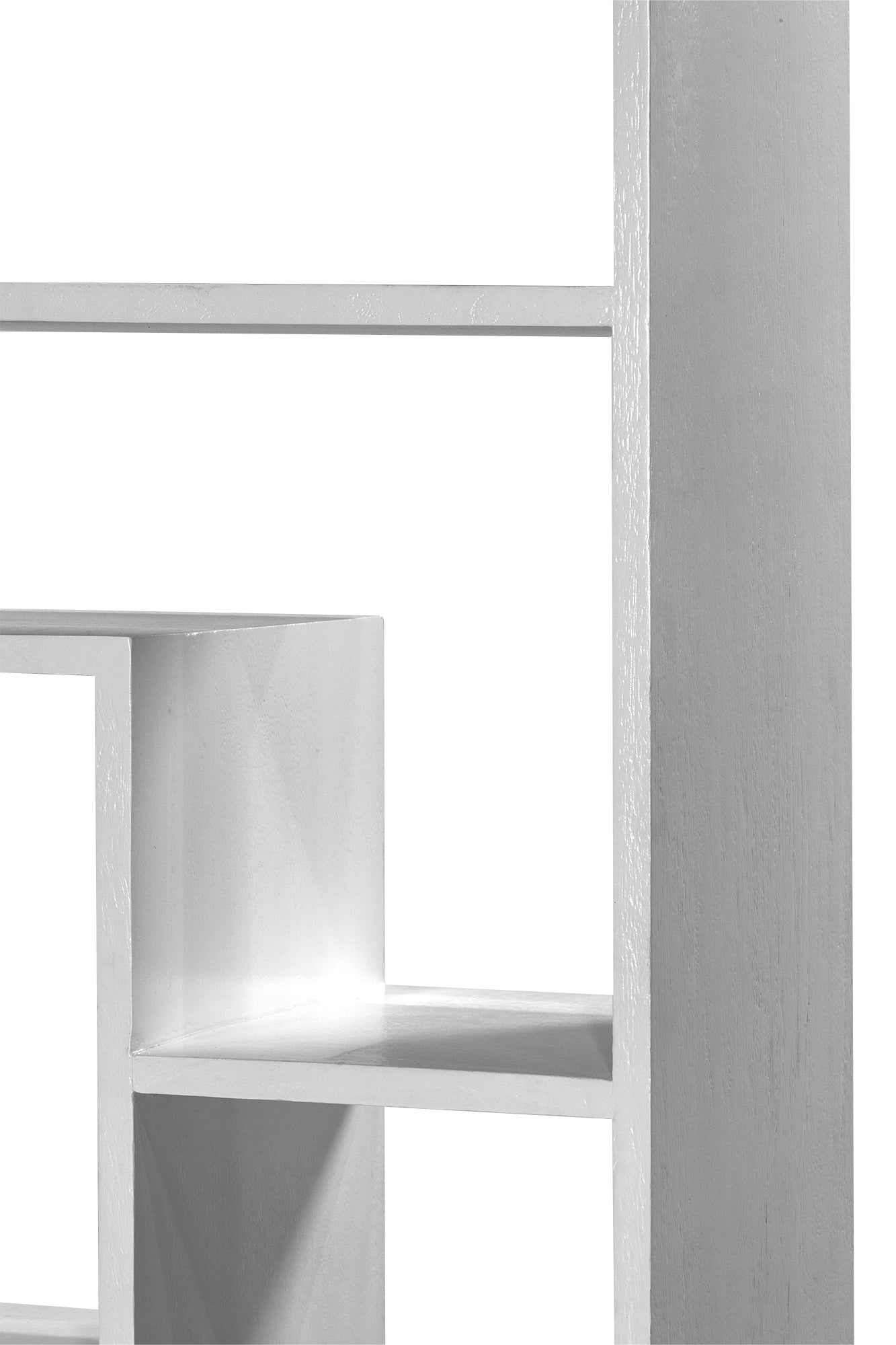 Tya Large Bookcase - White