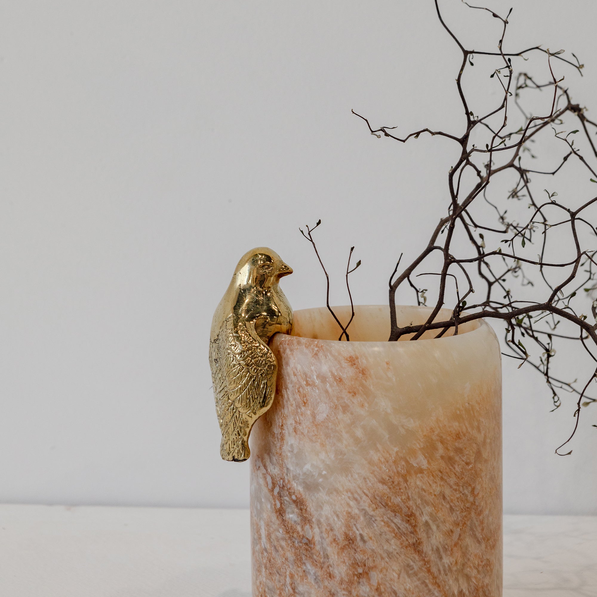 Brass Hanging Bird