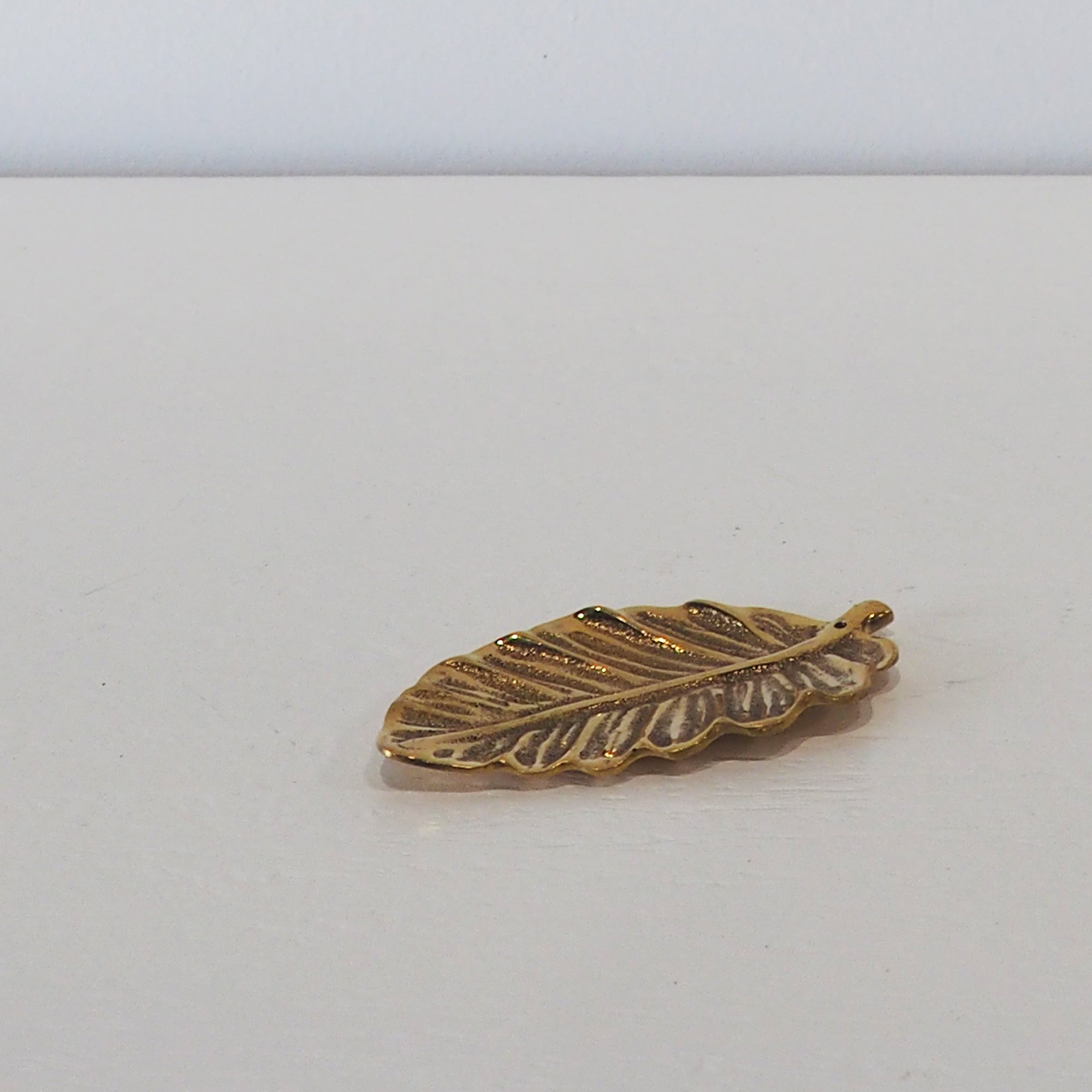 Brass Leaf Incense Holder