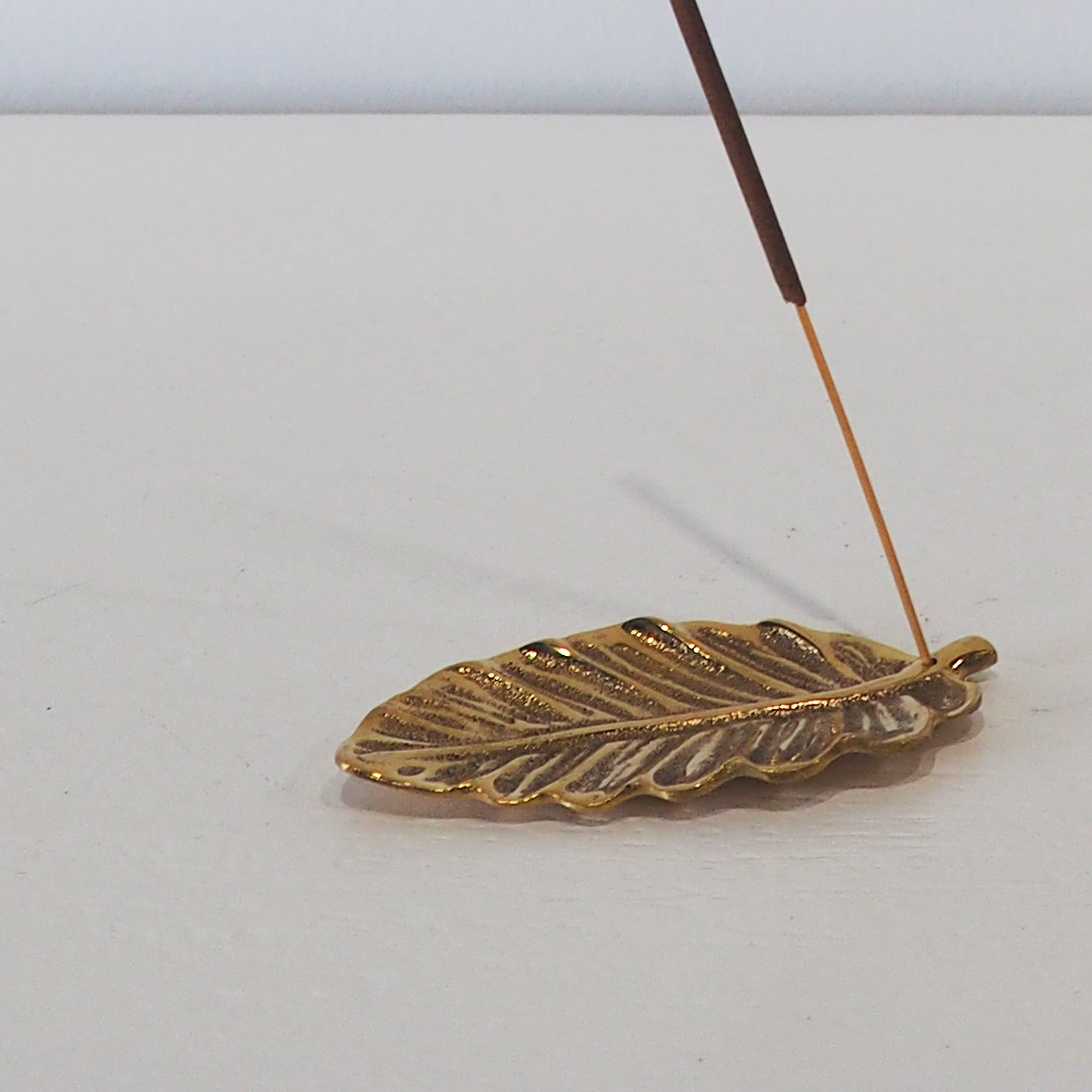 Brass Leaf Incense Holder