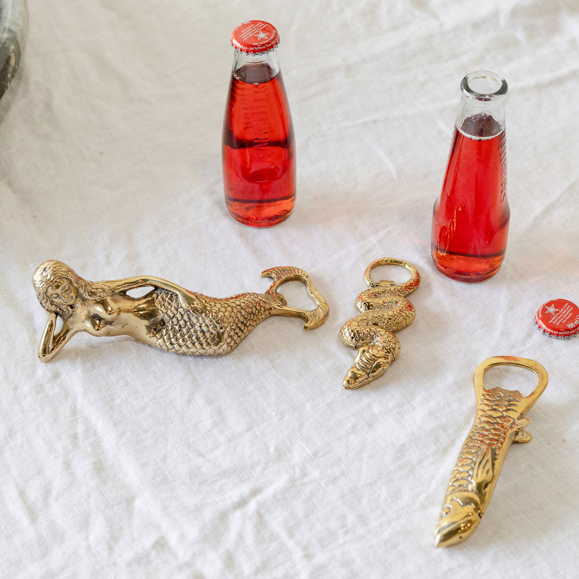 Brass Mermaid Bottle Opener