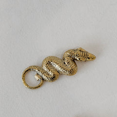 Brass Snake Bottle Opener