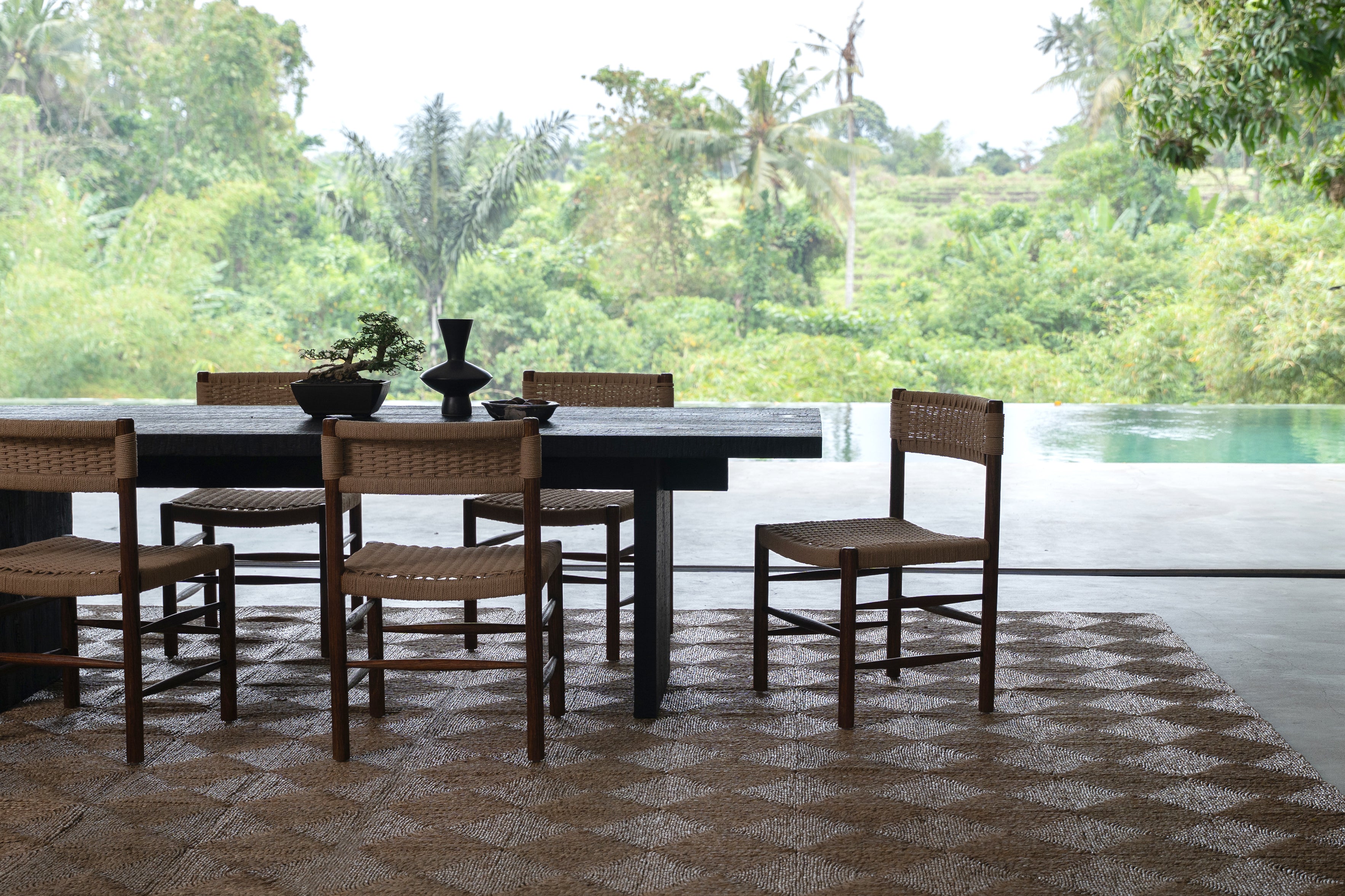 Bruce Dining Chair - Rustic Walnut