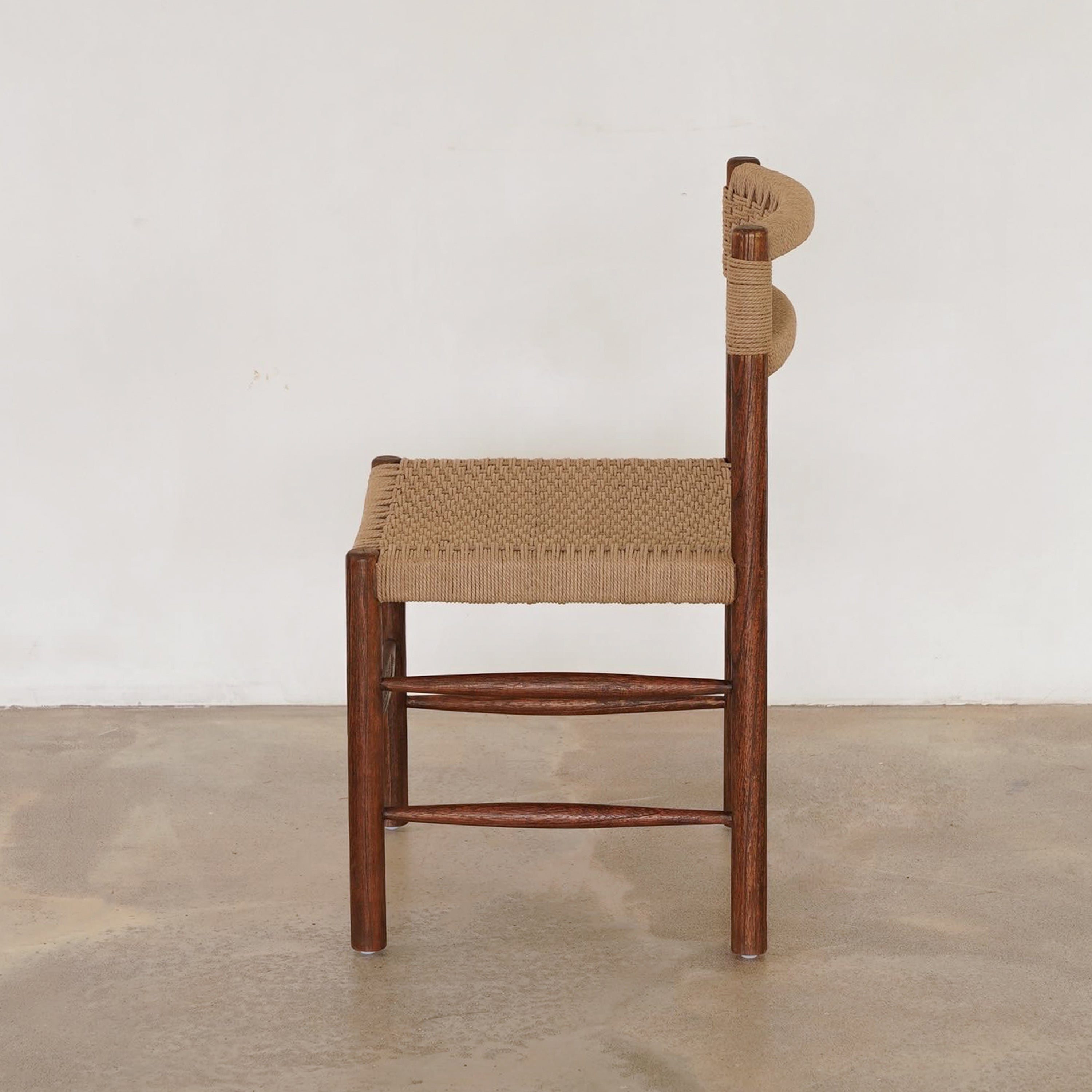 Bruce Dining Chair - Rustic Walnut
