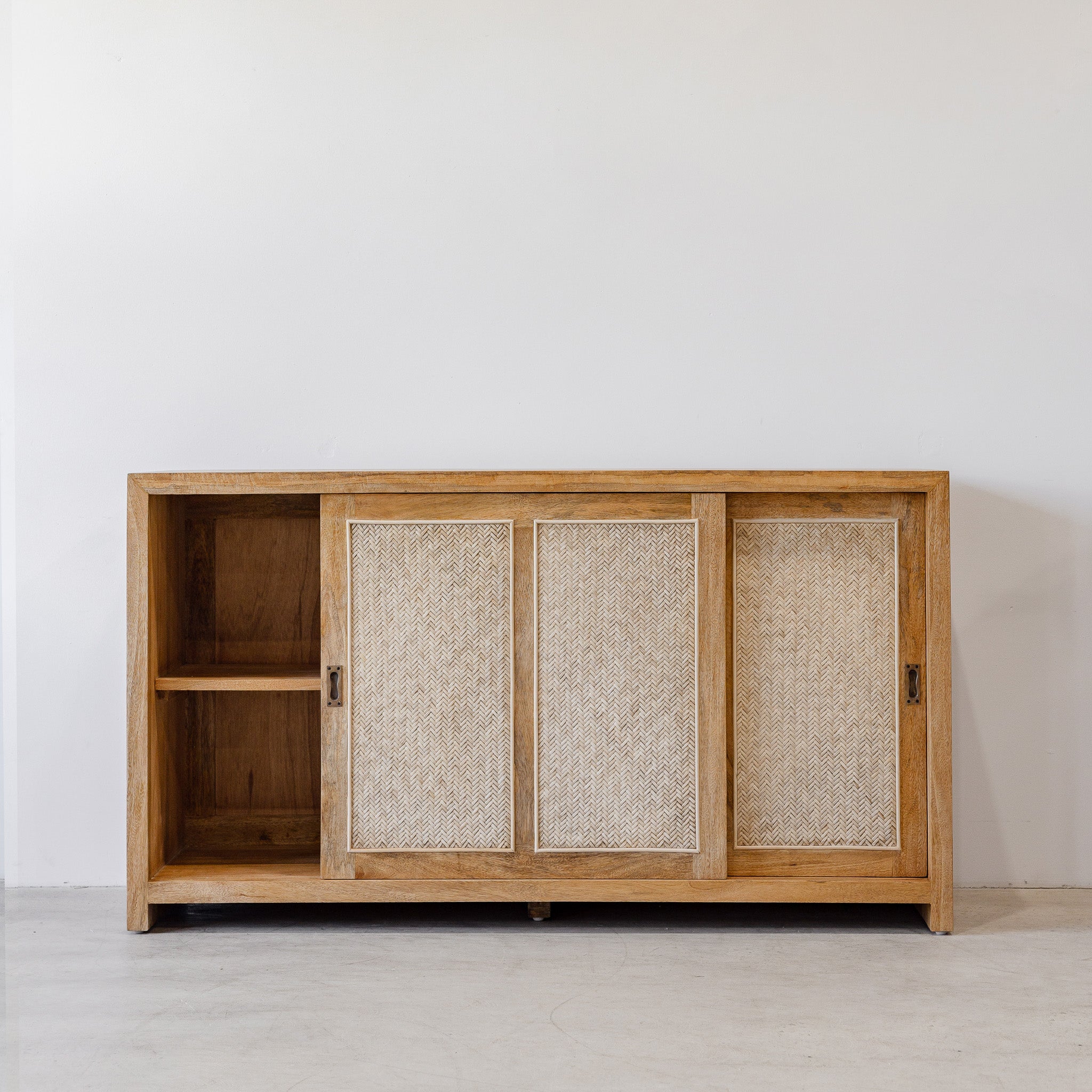 Bianca 2 Door Buffet - Rustic Matte/Weave