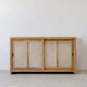 Bianca 2 Door Buffet - Rustic Matte/Weave