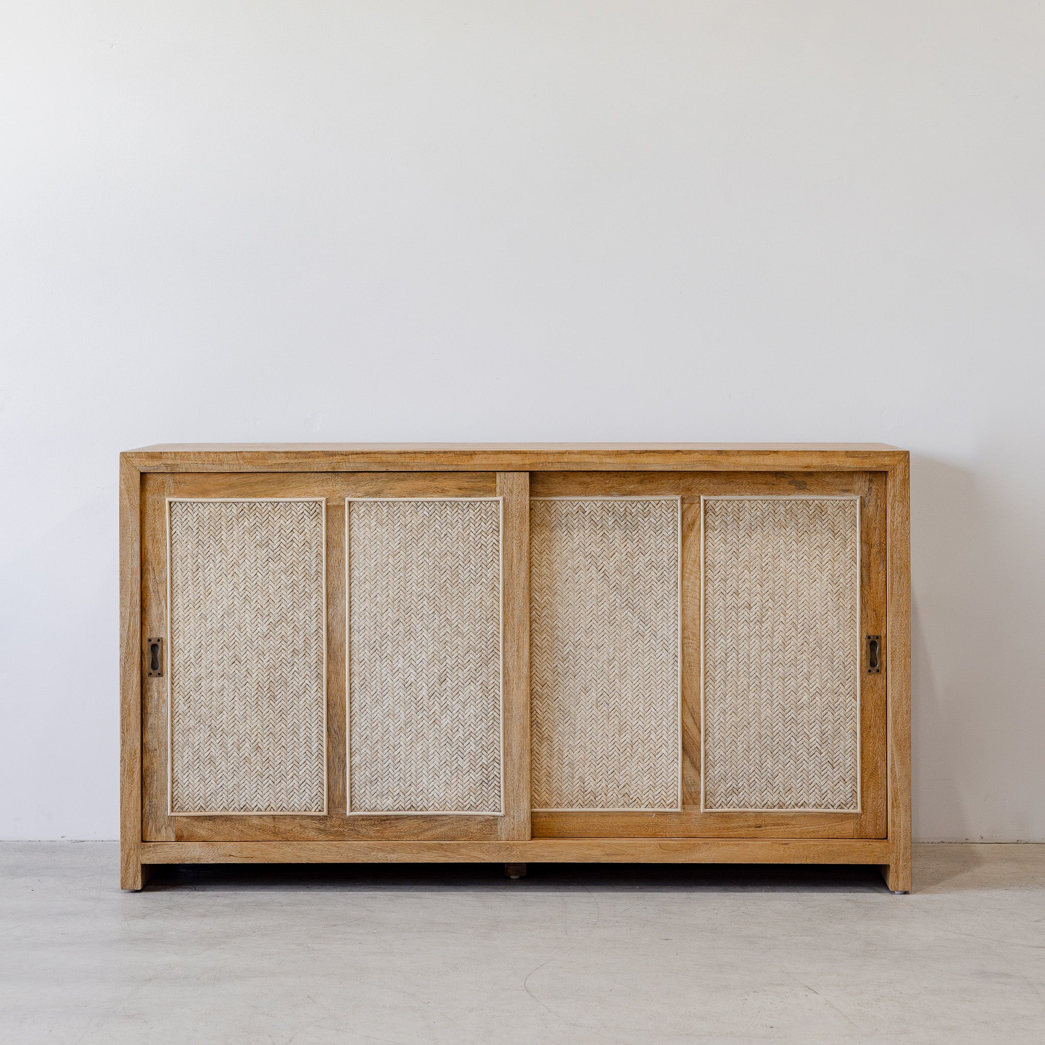 Bianca 2 Door Buffet - Rustic Matte/Weave