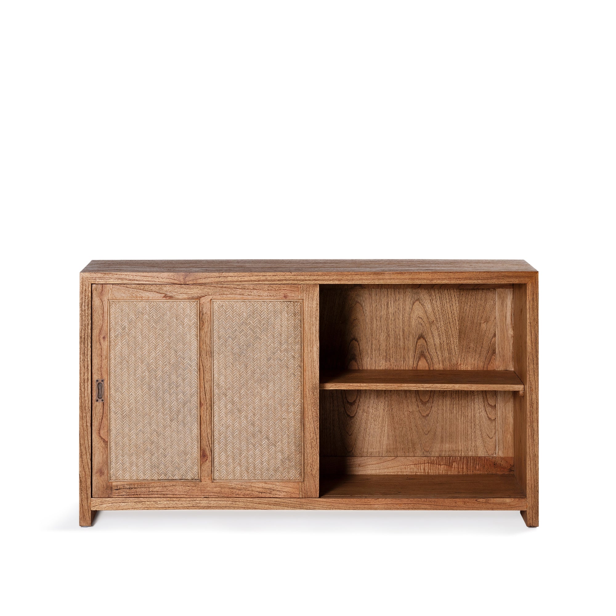 Bianca 2 Door Buffet - Antique Mindi/Weave