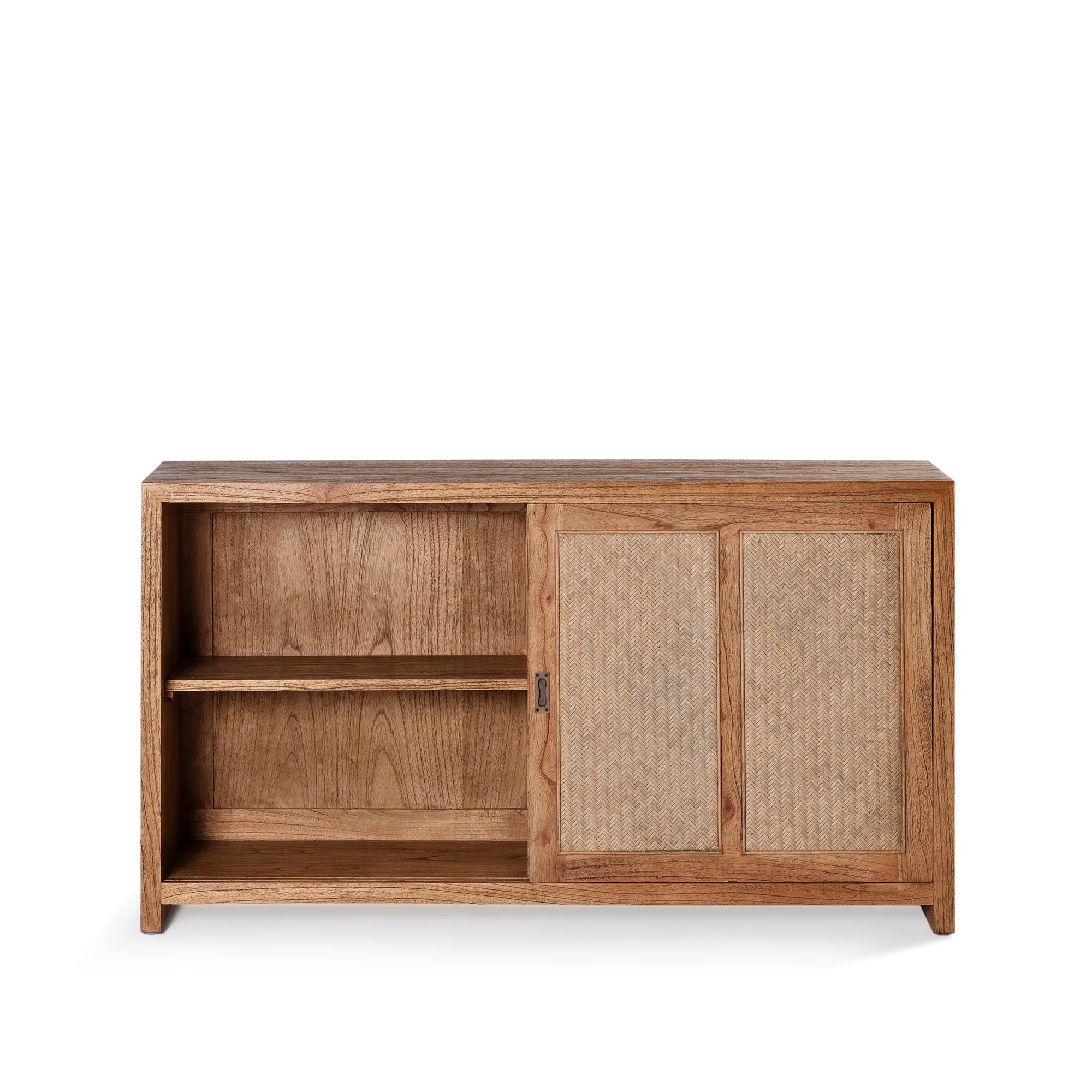 Bianca 2 Door Buffet - Antique Mindi/Weave