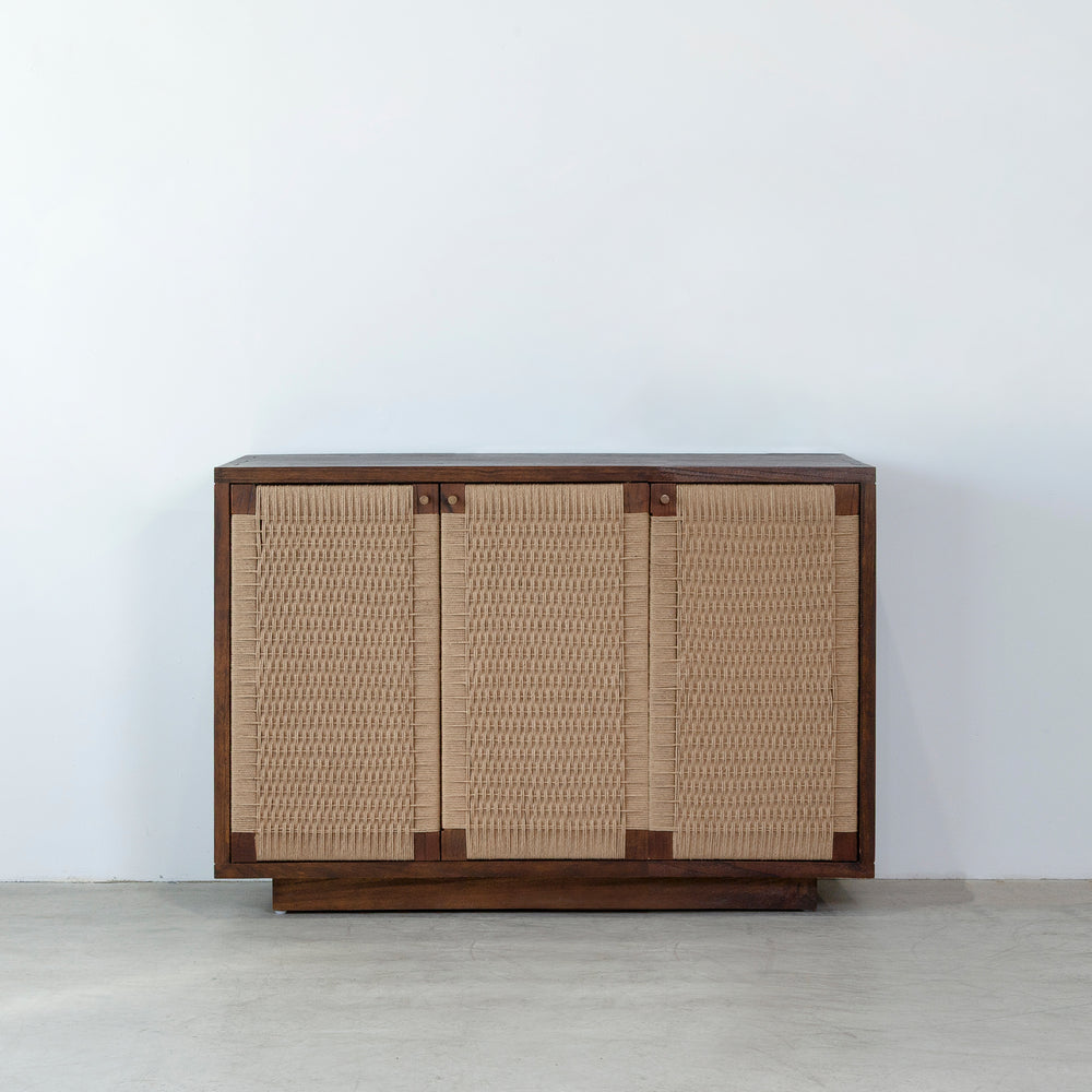 Holly 3 Door Buffet - Rustic Walnut