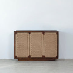 Holly 3 Door Buffet - Rustic Walnut