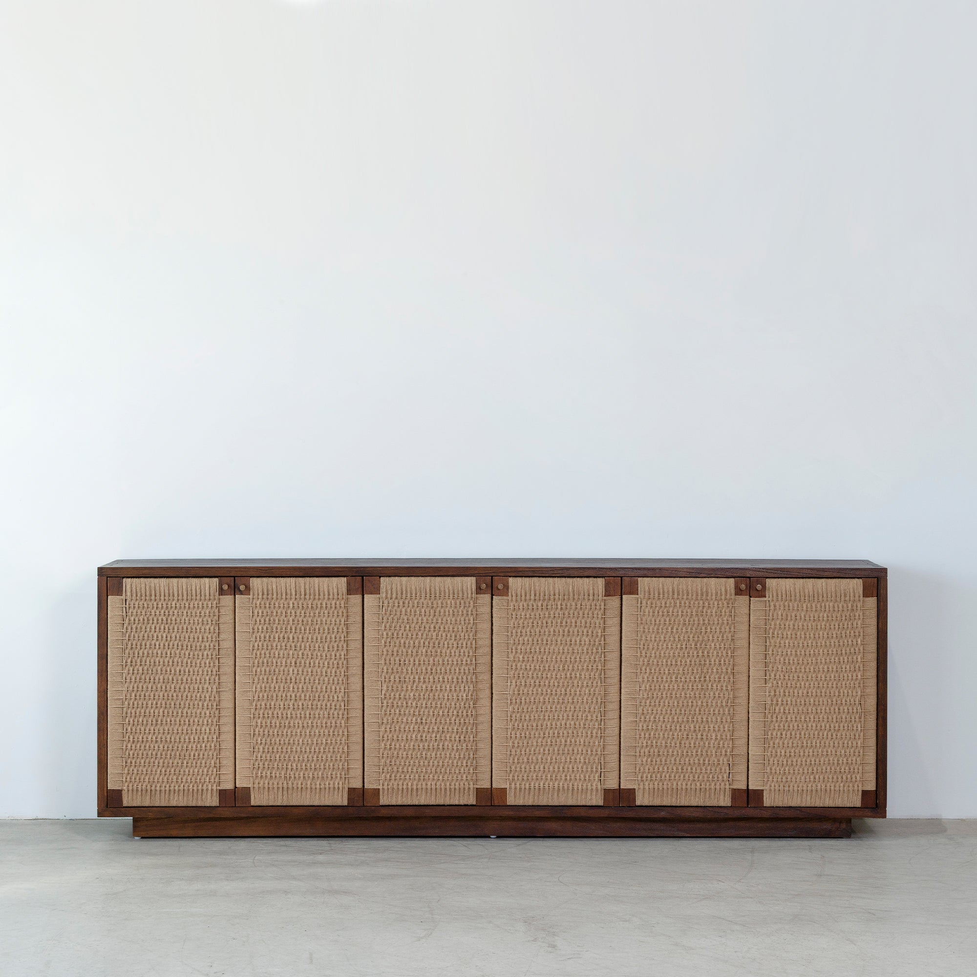 Holly 6 Door Buffet - Rustic Walnut