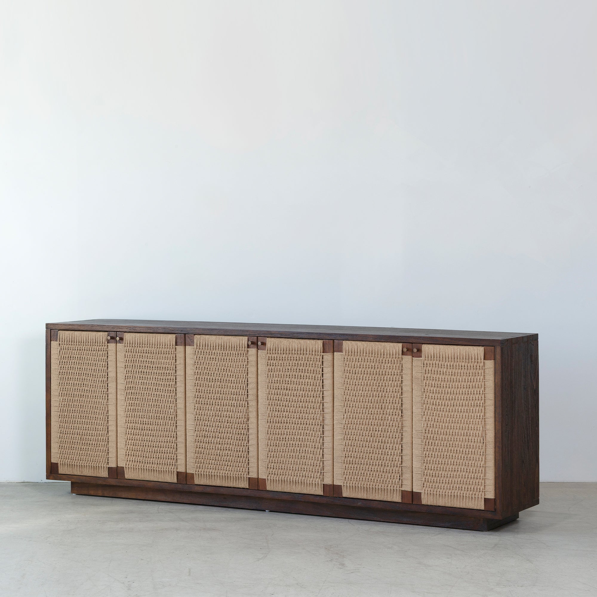 Holly 6 Door Buffet - Rustic Walnut