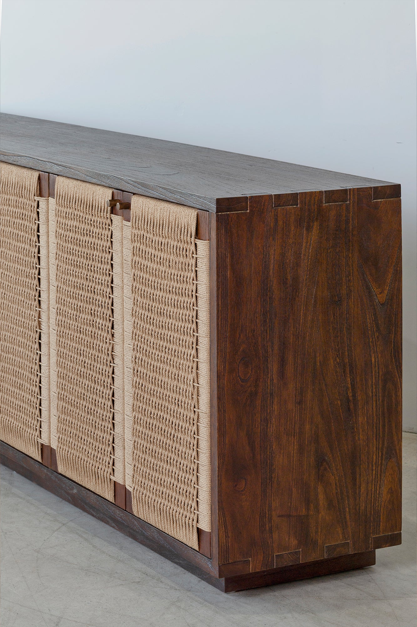 Holly 6 Door Buffet - Rustic Walnut