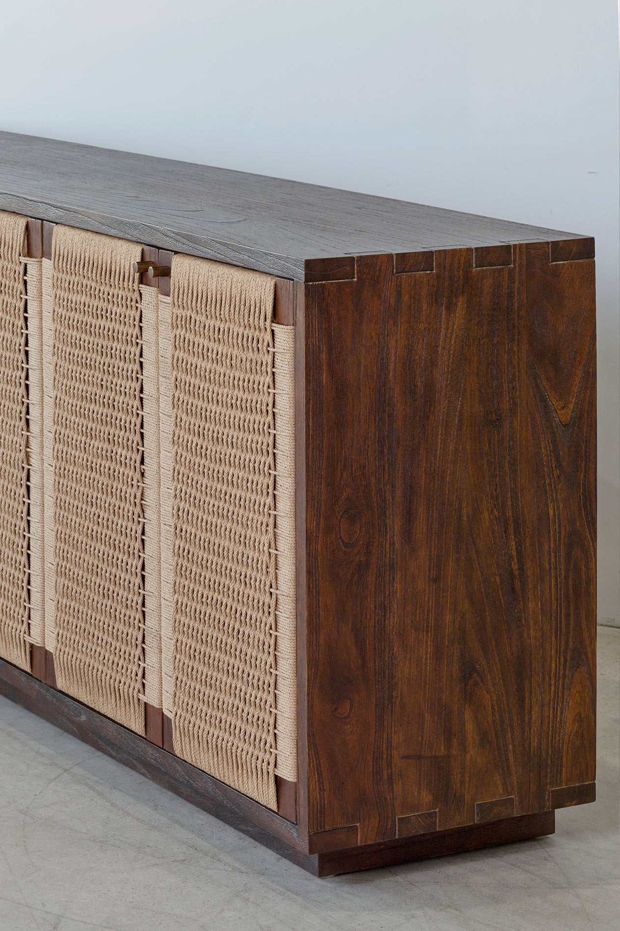 Holly 3 Door Buffet - Rustic Walnut