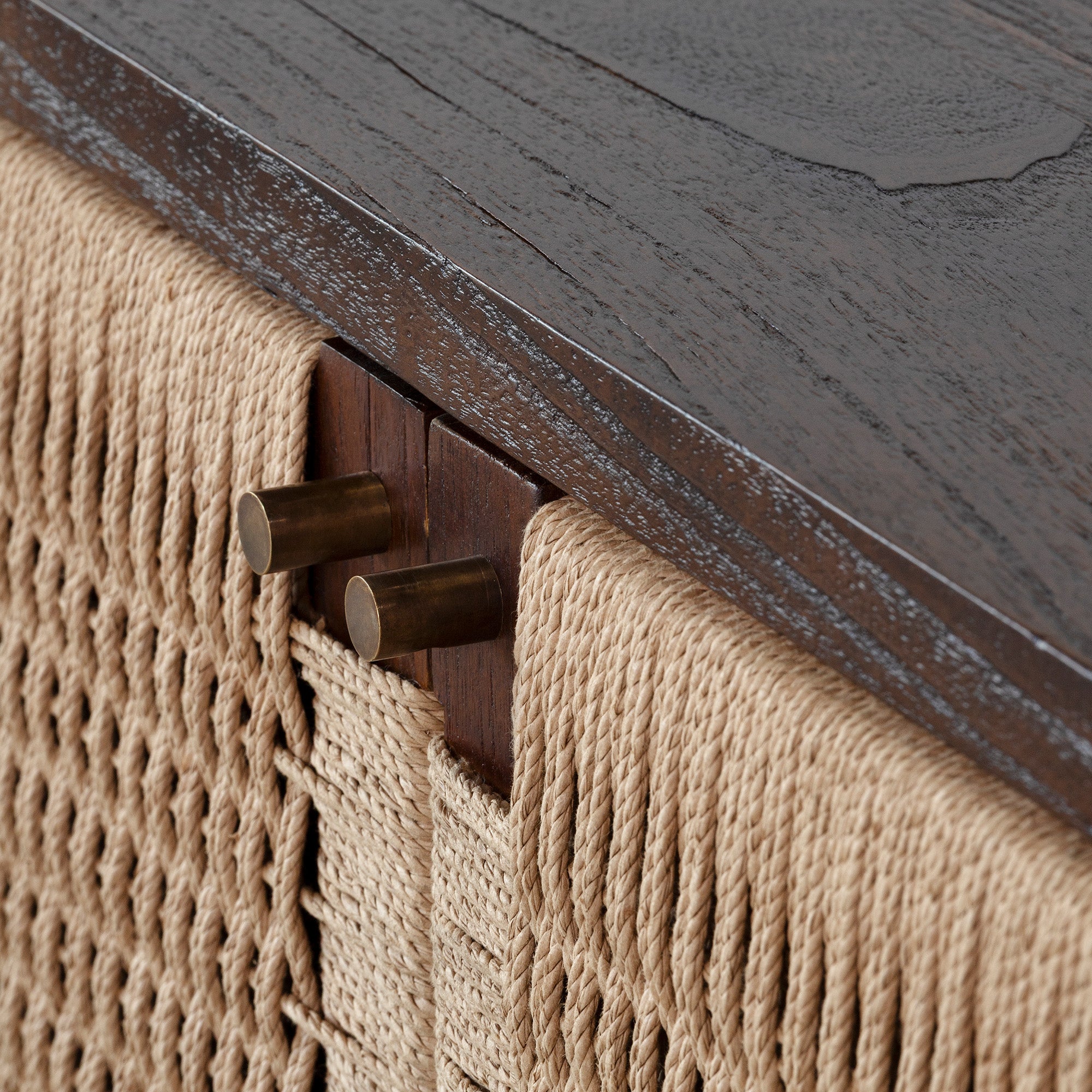 Holly 6 Door Buffet - Rustic Walnut