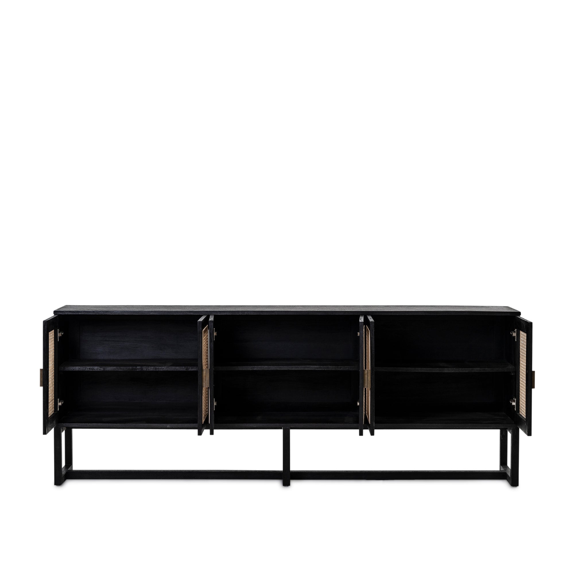 Rita 6 Door Buffet - Black