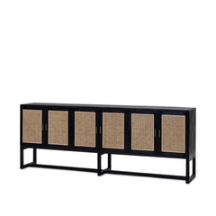 Rita 6 Door Buffet - Black