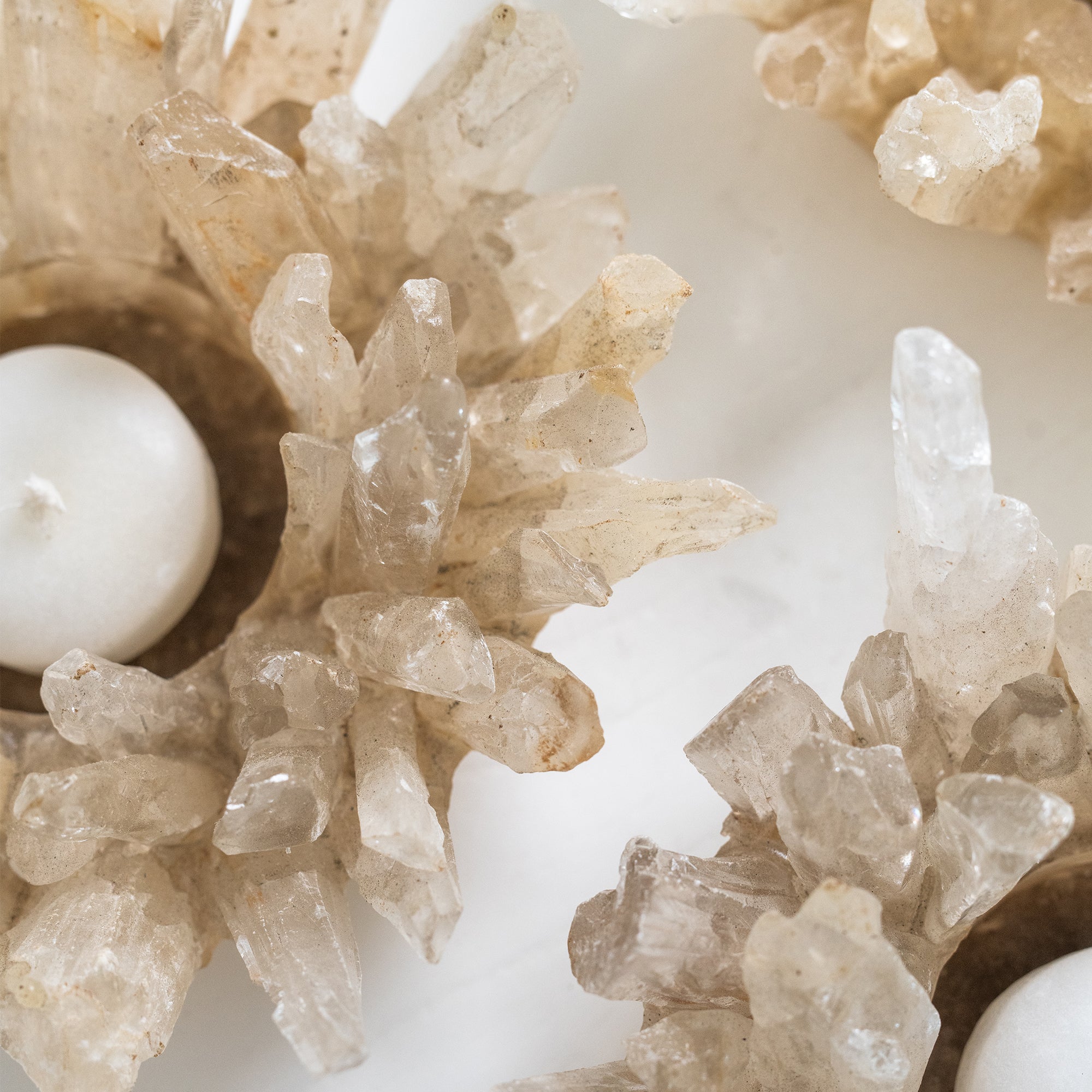 Quartz Candle Holder