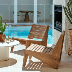 George Teak Chair - Raw