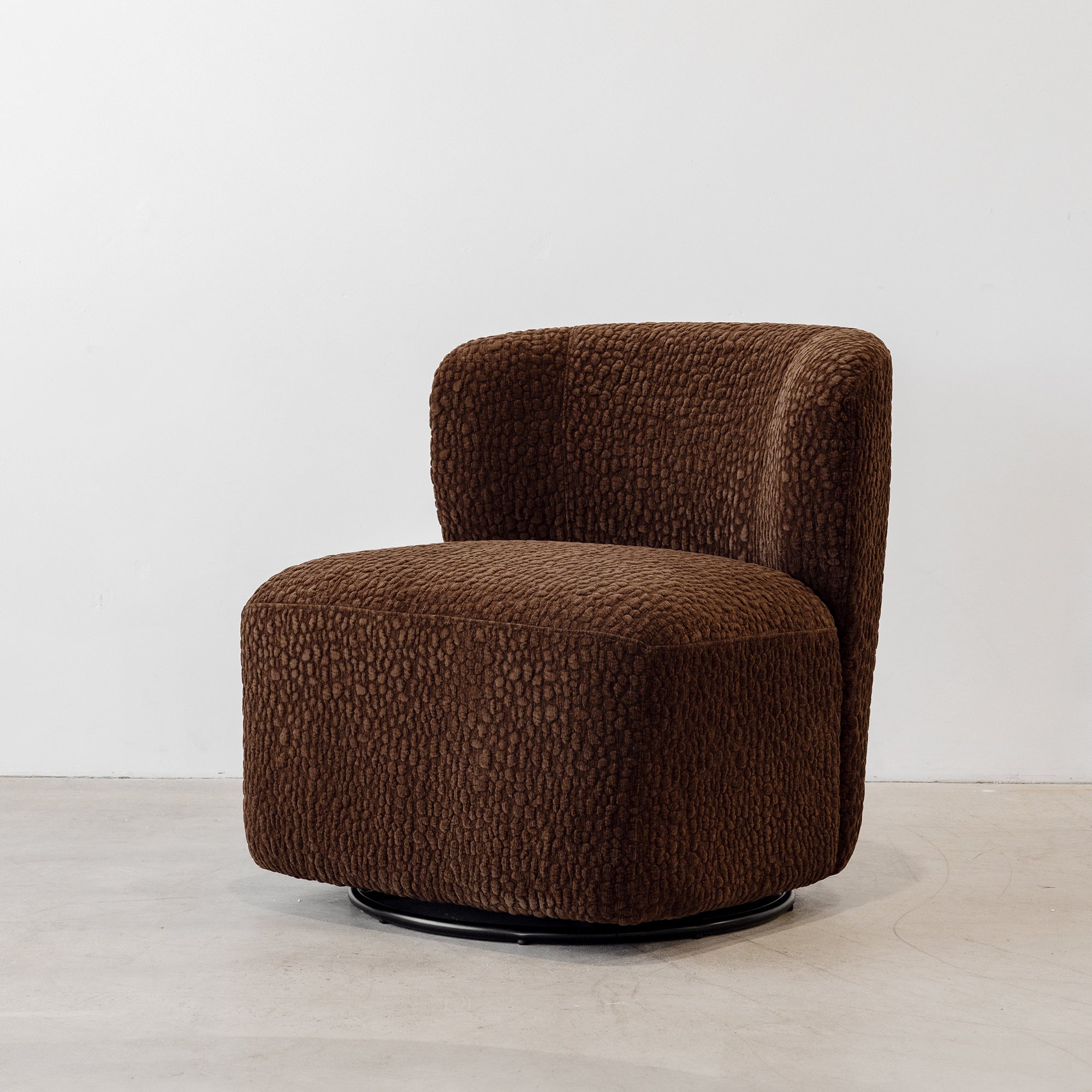 Knox Swivel Chair - Truffle