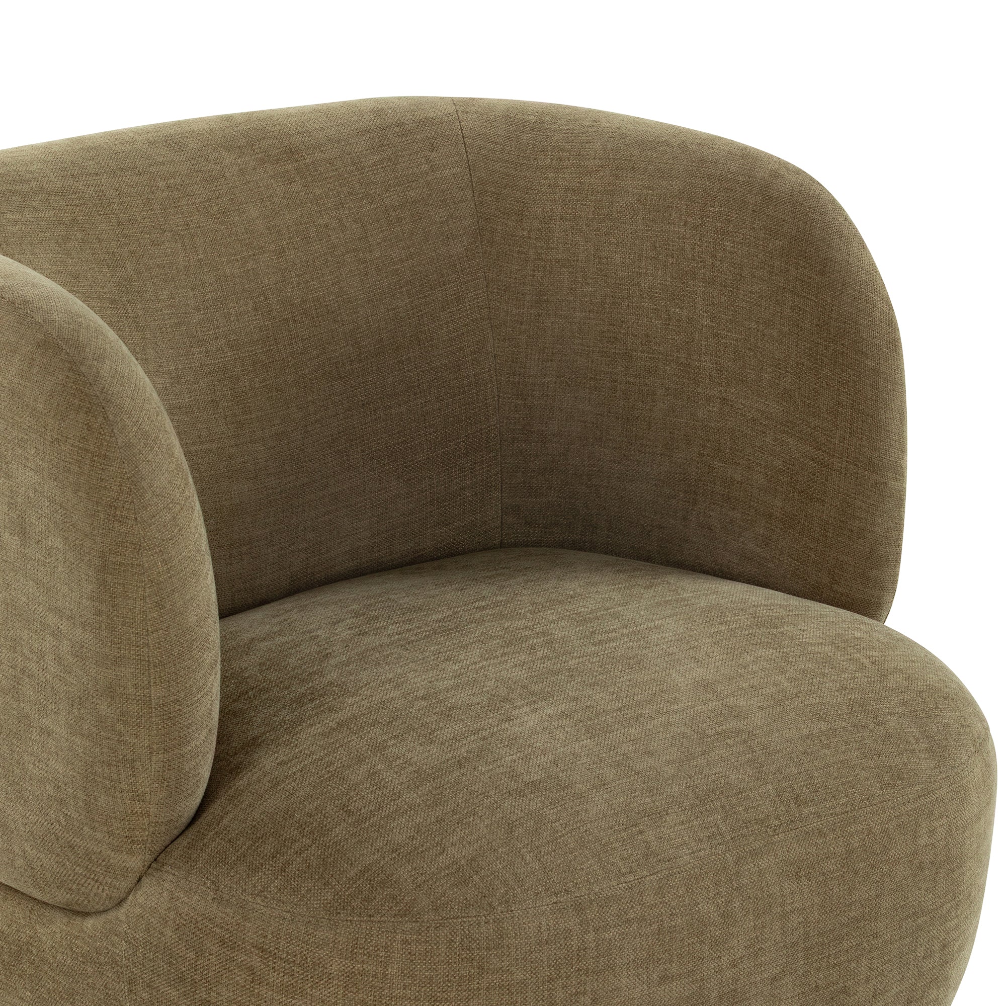 Percy Swivel Chair - Moss