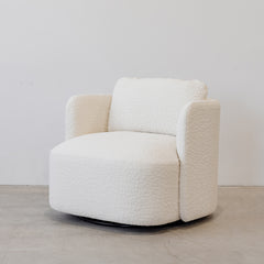 Phoenix Swivel Chair - Cream