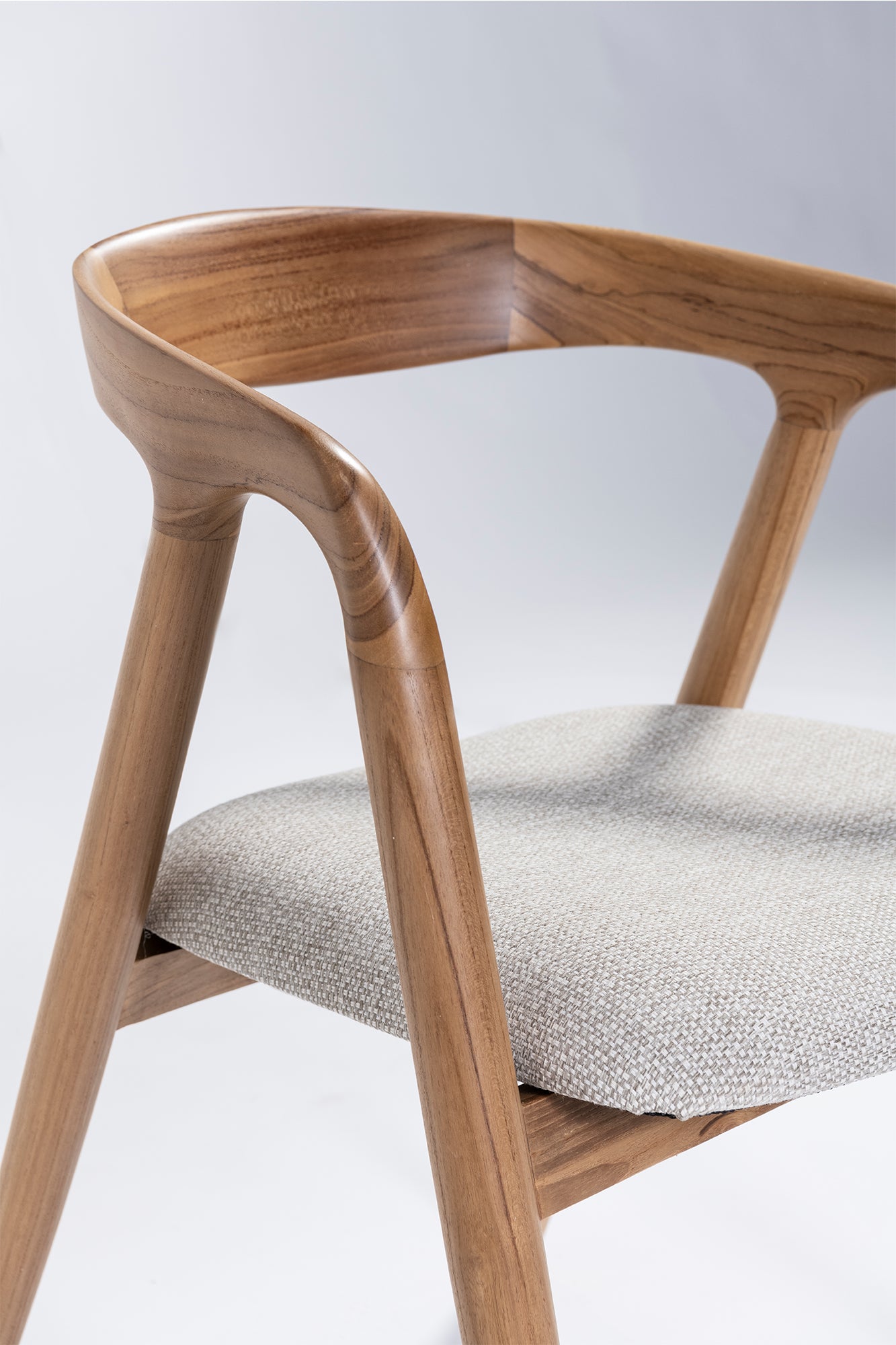 Ralph Teak Chair - Raw/Fontelina