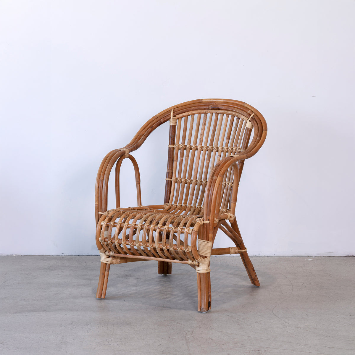 Rattan Verandah Chair - Natural