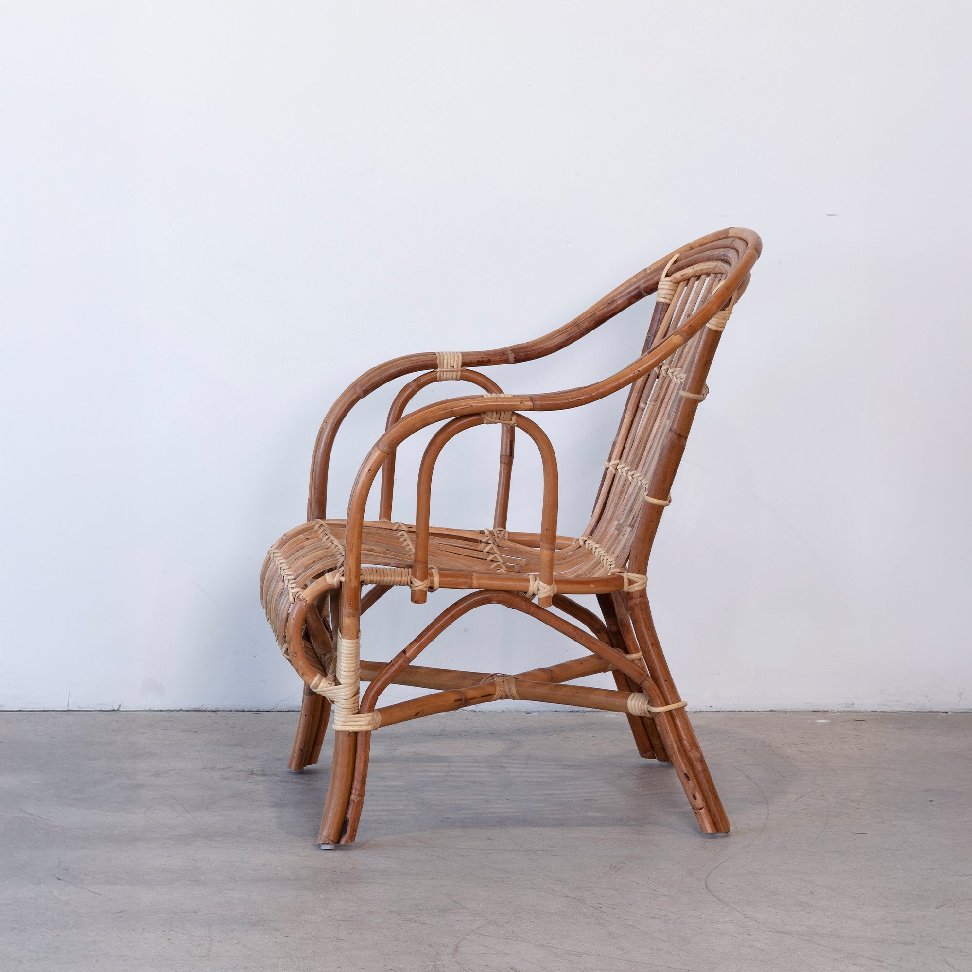 Rattan Verandah Chair - Natural