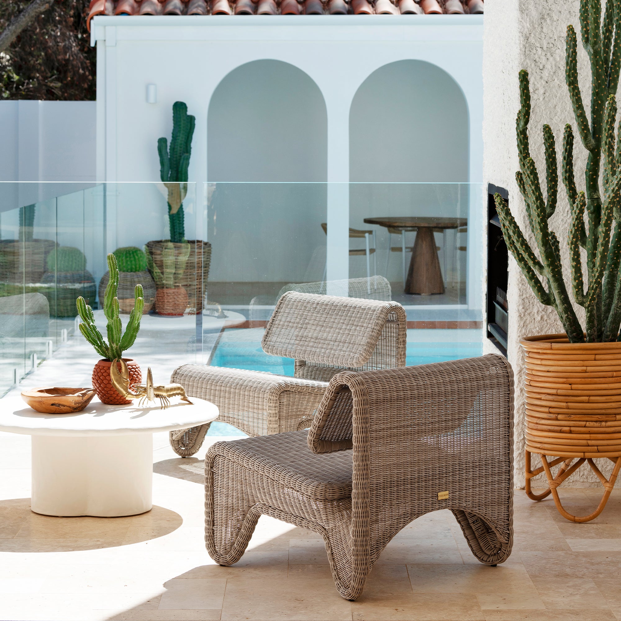 Zaza Outdoor Chair - Grey